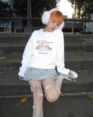 [1st Re-release] (ORIGINAL) Sweet Cake Brushed Fleece Sweatshirt
