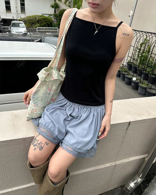 Square neck simple camisole