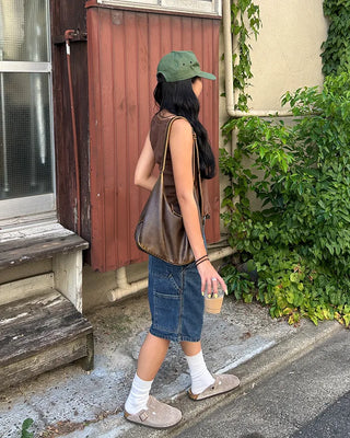 Round neck short camisole