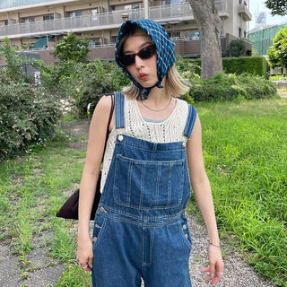 Checked scarf