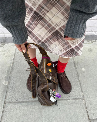 Vintage belt shoulder bag