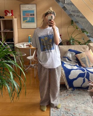 Ripple Stripe Easy Pants