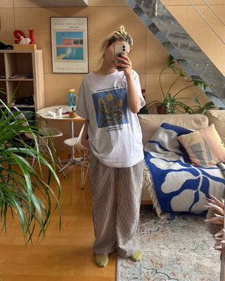 Yellow Tulip Half T-Shirt