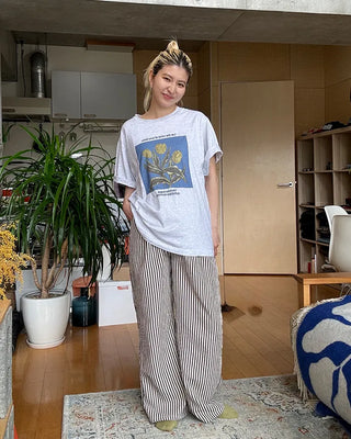 Yellow Tulip Half T-Shirt