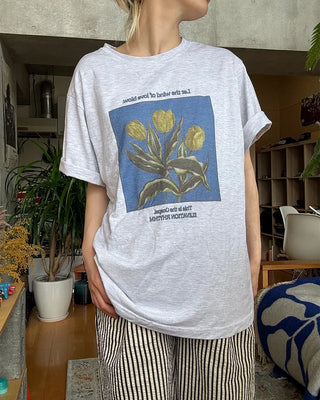 Yellow Tulip Half T-Shirt