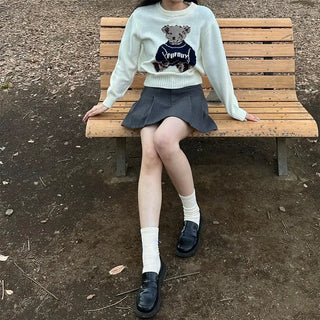 Bear Round Knit