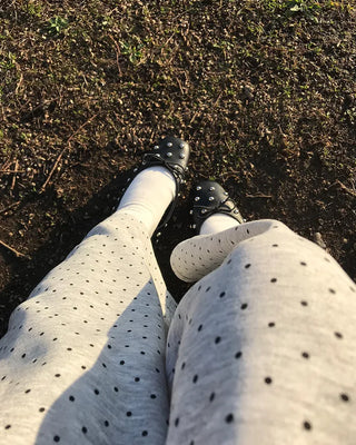 Waist String Dot Sweatpants