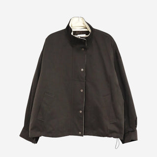 Two-tone oversized jacket