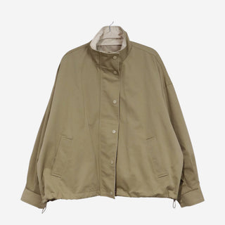 Two-tone oversized jacket