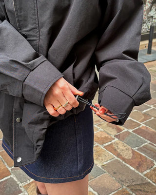 (Unisex) Corduroy Collar Jacket