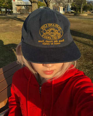 Lettering Straight Cap