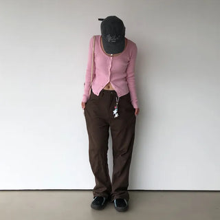 Basic Rib Cardigan