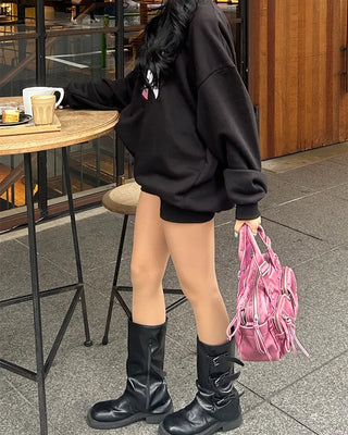 USA Patch Over Sweatshirt