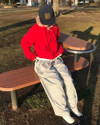 Waist String Dot Sweatpants