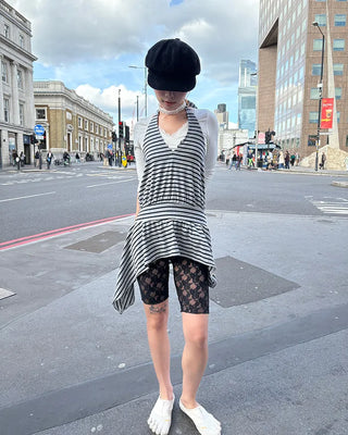 Simple suede newsboy cap