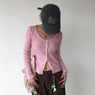Basic Rib Cardigan
