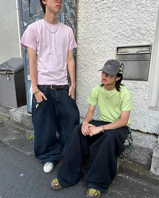 (ORIGINAL) Block Logo Basic Half T-Shirt