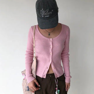 Basic Rib Cardigan