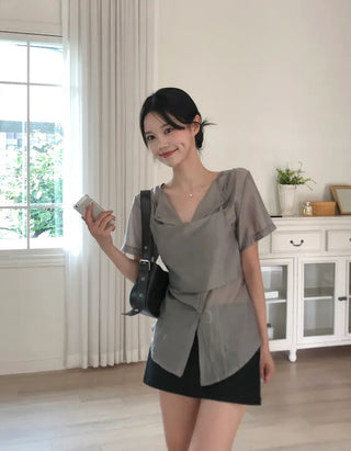 Buckle shoulder bag