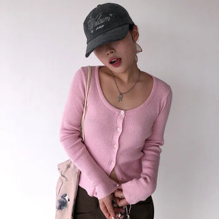 Basic Rib Cardigan