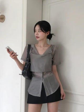 Buckle shoulder bag