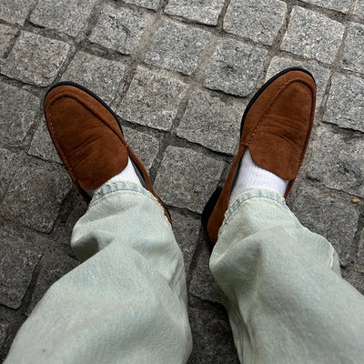 Basic suede loafers