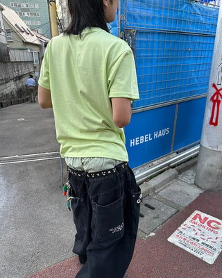(ORIGINAL) Block Logo Basic Half T-Shirt