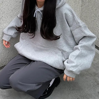 Oversized Plain Hood