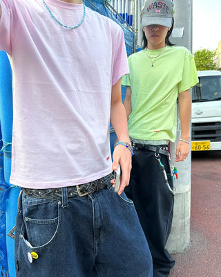 (ORIGINAL) Block Logo Basic Half T-Shirt