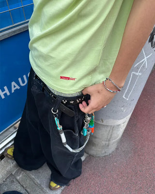 (ORIGINAL) Block Logo Basic Half T-Shirt