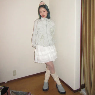 Lace medium skirt