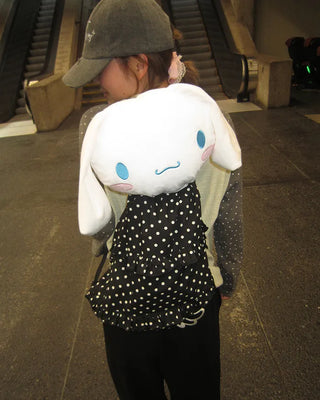 Polka Dot Frill Knapsack