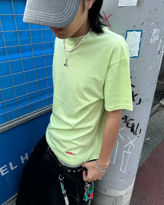 (ORIGINAL) Block Logo Basic Half T-Shirt