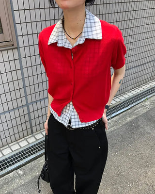 Round Summer Short-Sleeve Cardigan