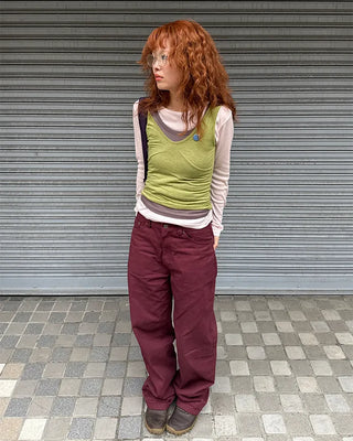 Basic Cotton Wide Pants