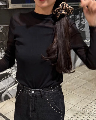 Leopard Scrunchie