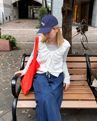 One-shoulder cotton bag