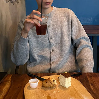 Standard Round Neck Cardigan