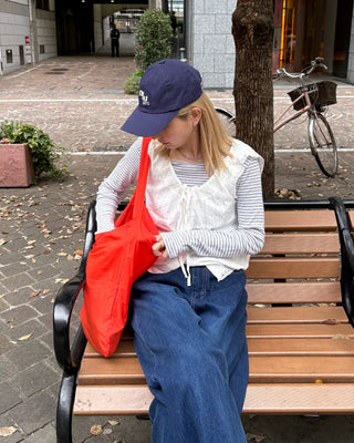 One-shoulder cotton bag