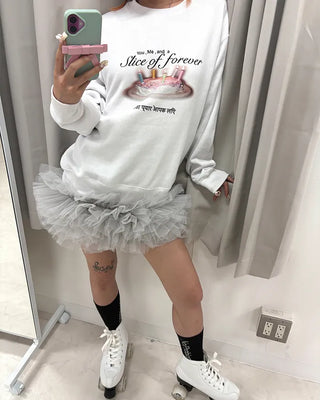 [1st Re-release] (ORIGINAL) Sweet Cake Brushed Fleece Sweatshirt