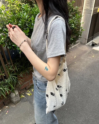 Basic semi-cropped T-shirt
