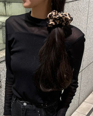 Leopard Scrunchie