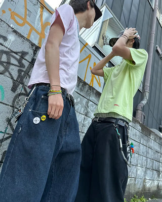 (ORIGINAL) Block Logo Basic Half T-Shirt