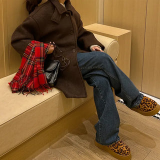 Holiday check scarf