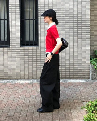 Round Summer Short-Sleeve Cardigan