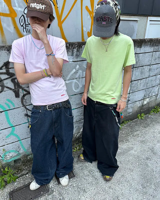 (ORIGINAL) Block Logo Basic Half T-Shirt