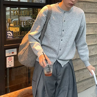 Standard Round Neck Cardigan