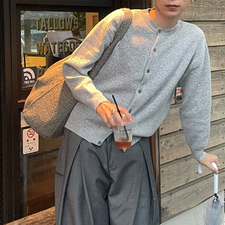 Standard Round Neck Cardigan