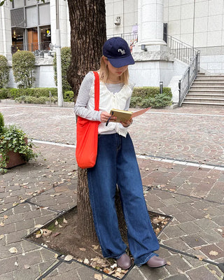 One-shoulder cotton bag