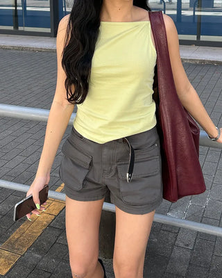 Square neck simple camisole